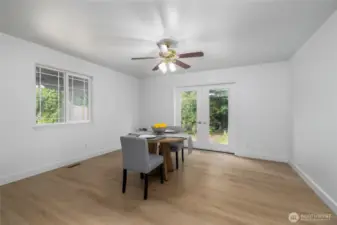 Large dining room to fit all of your guests.