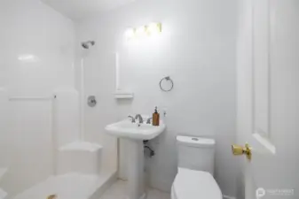 Downstairs include a .75 bathroom next to the dedicated office.
