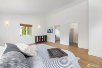Walk-in closet gives you plenty of room.