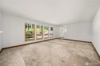 Living room looking toward from entry