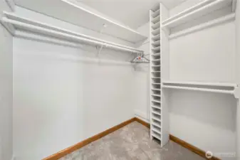 Primary walk in closet