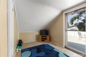 Bedroom 4 has access to the rooftop deck.