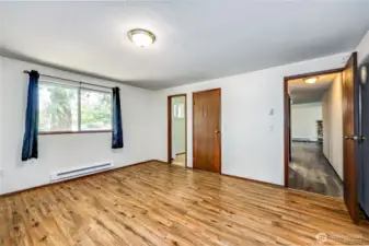Primary bedroom with attach bathroom