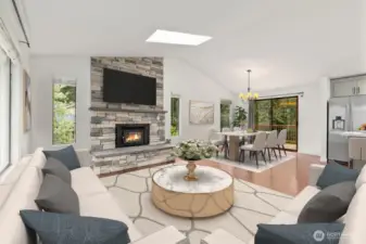 Virtual staging for reference.