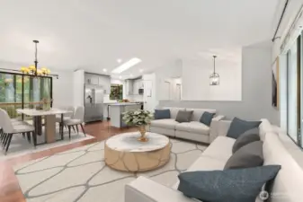 Virtual staging for reference.