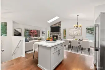 Virtual staging for reference.