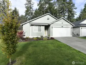 Beautiful 3 bedroom 1 3/4 bath home. Hardi Plank siding. Sensor lighting. Landscaped front yard and sprinkler systems too. Painted inside of garage.  Garage door openers.