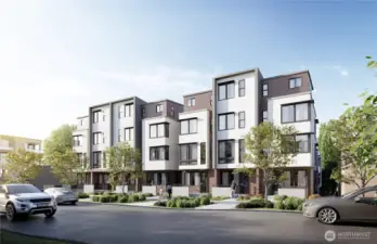 Rendering of Minor Ave E Homes