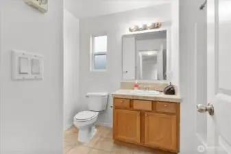 powder room downstairs