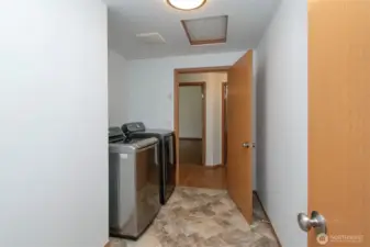 Through Laundry/ Utility into...