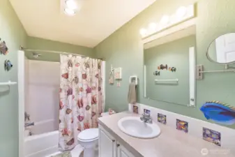 Full bathroom downstairs.