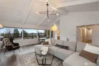 Main Level Living Room-All new light fixtures throughout home!