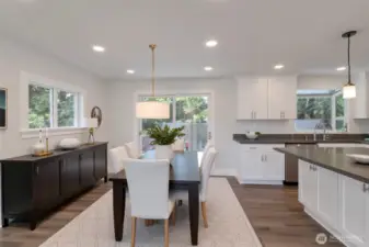 Virtual Staging Dining room