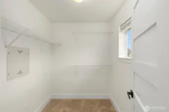 Primary walk-in closet