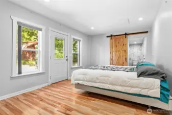 Roomy Primary w exit to deck