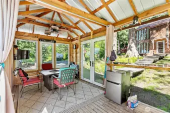 Grill, toast a marshmallow, watch a show or just relaxx and listen to nature.