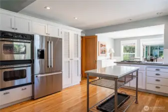 Kitchen w/ Original Built-in Cabinetry