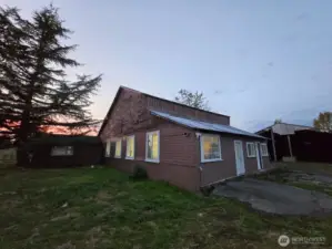 Large shop with upstairs, it's own septic tank and wifi booster. Everything you need for an easy ADU. Fresh exterior paint this year!