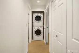 In-unit washer and dryer