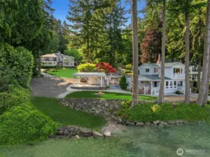 A one of a kind waterfront paradise that could not be built today.