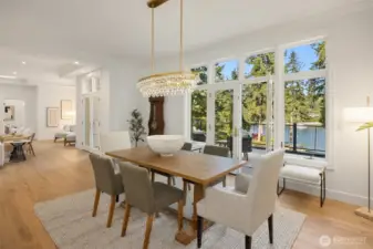 Open floor plan but not too open, perfect for entertaining!