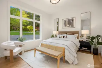 The 2nd main floor bedroom is a gorgeous ensuite, again just remodeled!