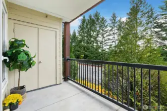 Private balcony