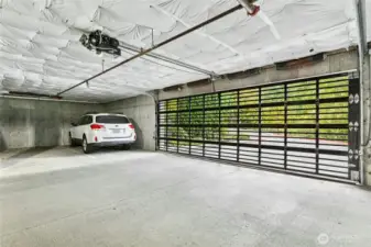 1st parking space is in gated garage