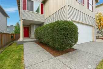 Nice Wide Entry Walkway into Your Home or Enter Through the Garage