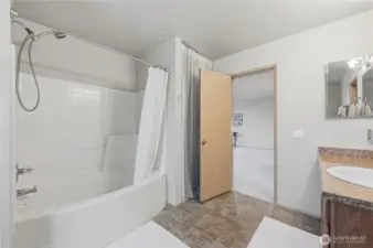 Large Soaking Tub in Ensuite