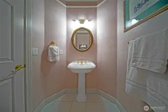 Main floor powder room bath