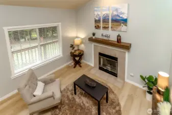 View of Livingroom from the Kitchen