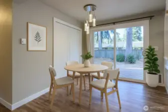 Dining Area,   virtually staged
