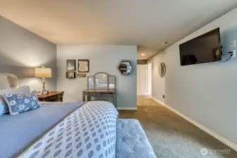 Another view of this wonderful primary suite.