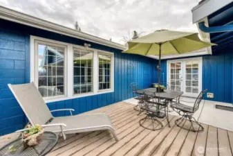 This is one of two private court yards, it could be a ideal space a hot tub.