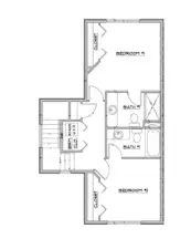 Upper level - mirror image