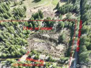 East property 7+ acres level land with a 250x150' unused gravel pit! 20' deep. pond? more fill?