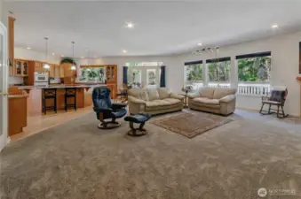 Every day living room had carpets replaced in the last couple years