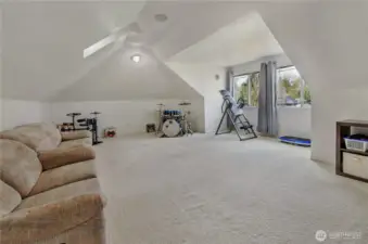 peek-a-boo glimpse of Black Lake from these windows!