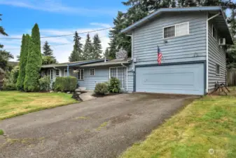 Home with plenty of driveway parking