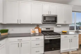 All stainless steel appliances stay