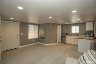kitchen in rear building