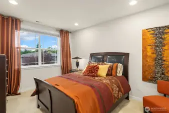 Every bedroom on the 2nd floor has its own lighted walk-in closet.