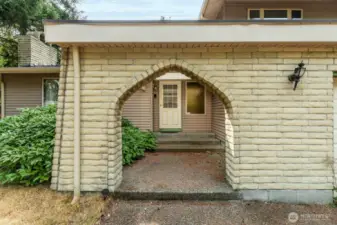 Unique feature as you approach the front door