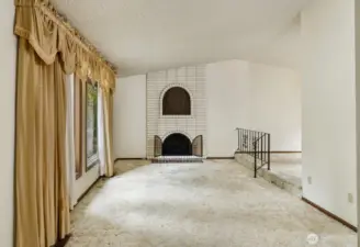 Living Room with Gas Fireplace