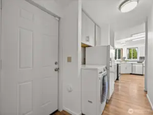 Door to back deck