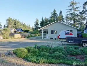 Front of the Property w/ lots of room for parking.