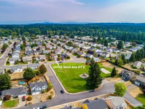 Neighborhood park directly across from the house.