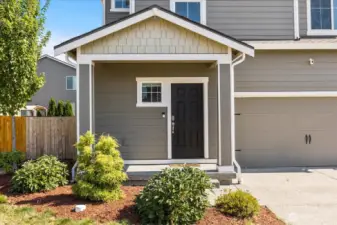 Inviting covered front porch.