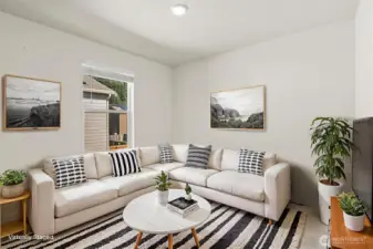 Bonus room virtually staged.